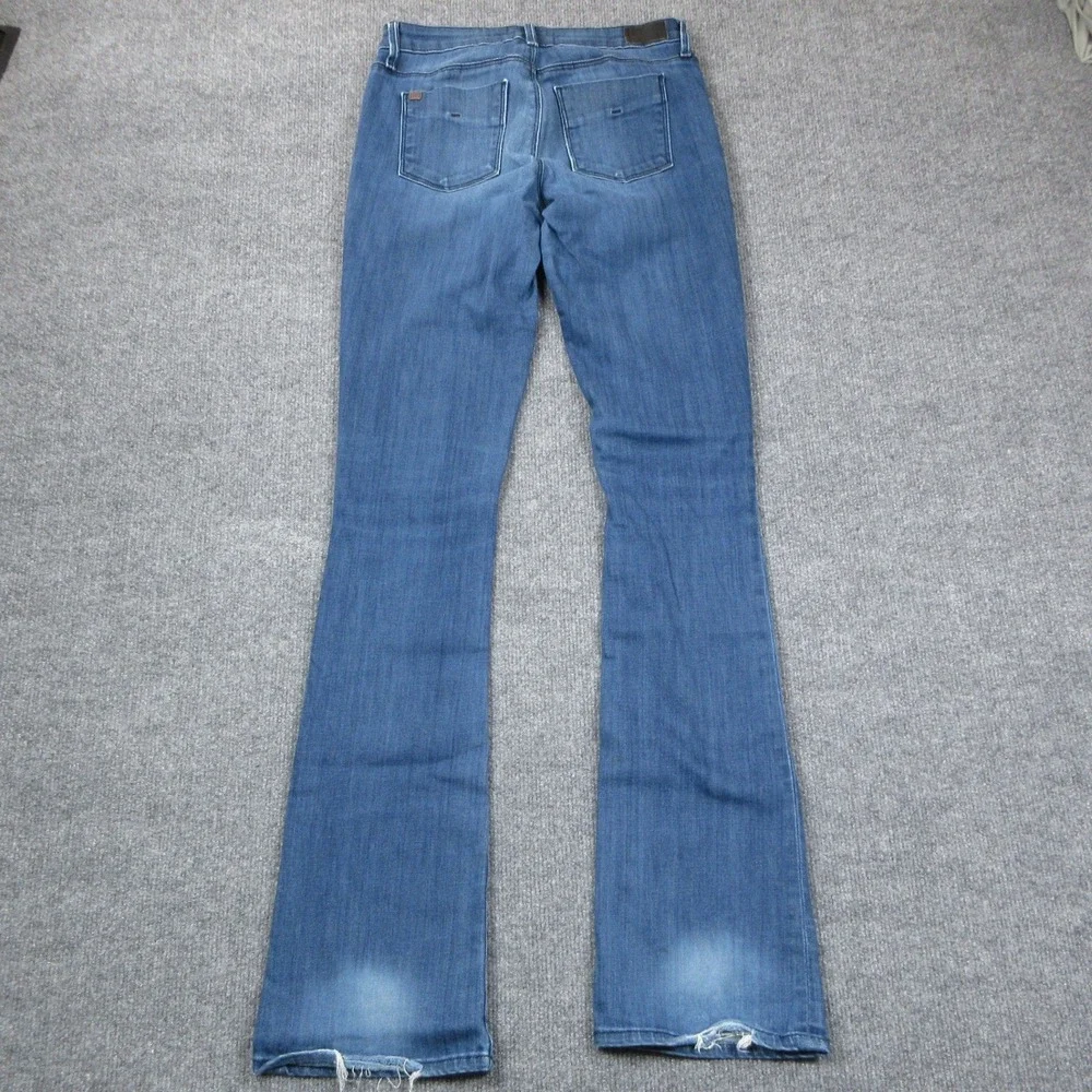 Denimocracy Jeans Womens Blue Bootcut Flare Stretch Denim Casual